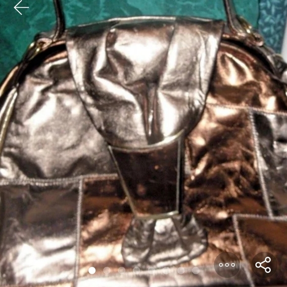 PURSE. PARIS OF NEW YORK. VINTAGE. METALLICS - Picture 3 of 5